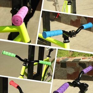 【vaps_3】自転車用 グリップカバー 《オレンジ》 左右セット 滑り止め ハンドルバー マウンテンバイク クロスバイク ロードバイク 送込の画像2