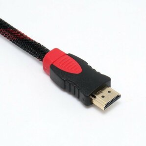 【vaps_3】HDMI A/M TO RCA3 単方向 変換ケーブル(デジアナ変換なし) 《1.5m》 BKRD HDMIオス-3RCA(赤白黄) 金メッキ 送込の画像2