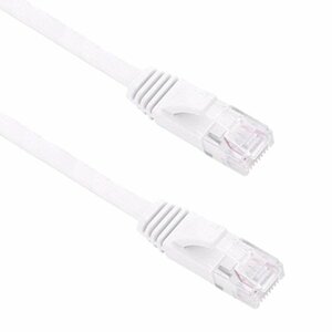 【vaps_4】Cat6 LANケーブル 《ホワイト》 《1.5m》 カテゴリ6 フラット 薄型 LANケーブル 送込