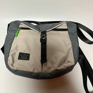  messenger bag nylon gray 