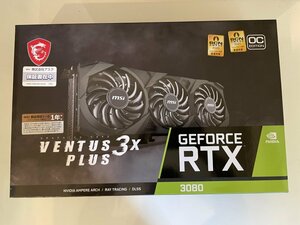 【未使用】（送料無料）GeForce RTX 3080 VENTUS 3X PLUS 10G OC LHR [PCIExp 10GB]