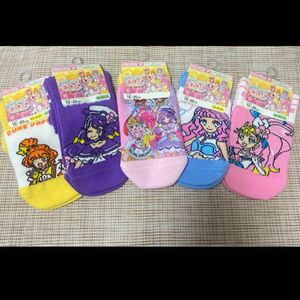 トロピカルージュプリキュア　靴下ソックス１５〜２０㎝　５足セット