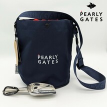 ★新品正規品PEARLYGATES/パーリーゲイツ PGニコちゃん eco素材マルチバッグ (UNISEX)　カラビナ付きスコップ付き　使い方色々！！_画像1