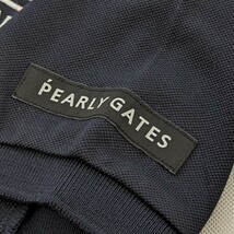 ★新品正規品PEARLYGATES/パーリーゲイツメンズドライマスター 表カノコ半袖ポロシャツ 5(L)　抜群の通気性、吸収拡散、速乾性　日本製_画像5