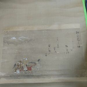 骨董品　直しあり(透かし)　絵(戦国～桃山)　掛軸(明治～大正)　直し(江戸～幕末)　掛け軸