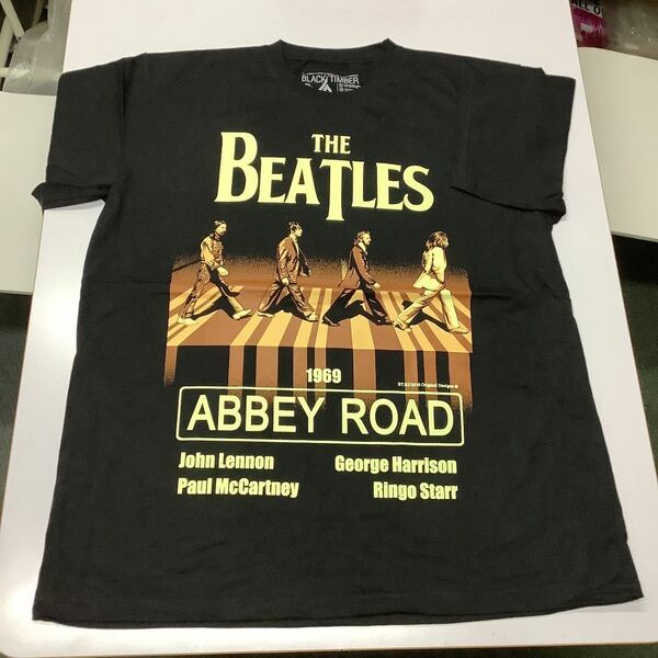 SR9D1. バンドデザインTシャツ XXLサイズ　THE BEATLES ② ビートルズ