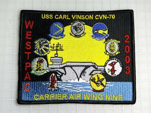 【クルーズパッチ】CVW9/CVN70(USS CARL VINSON) WESTPAC 2003 C007