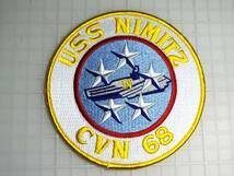 【艦艇パッチ】アメリカ空母 CVN-68 USS NIMITZ(ニミッツ）C019_画像1