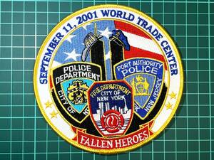 【9.11関連パッチ】SEPTEMBER 11, 2001 WORLD TRADE CENTER FALLEN HEROES M15