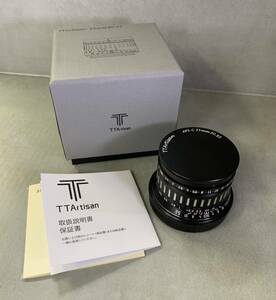 TTArtisan 35mm F0.95 C RFマウント APS-C レンズ ブラック×シルバー 銘匠光学