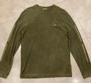 サイズS】モンクレール　MONCLER ロングTシャツ　ロンT 長袖 カーキ