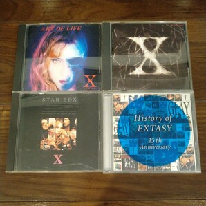 【送料無料】X JAPAN CDアルバム 4タイトルセット ART OF LIFE X SINGLES STAR BOX History of EXTASYエックスジャパン ベストアルバム