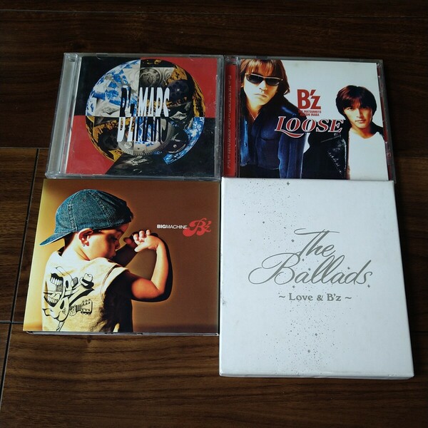 【送料無料】B'z CDアルバム 4タイトルセット MARS LOOSE BIG MACHINE The Ballads 〜Love＆B'z〜 ベストアルバム/ビーズ/稲葉浩志