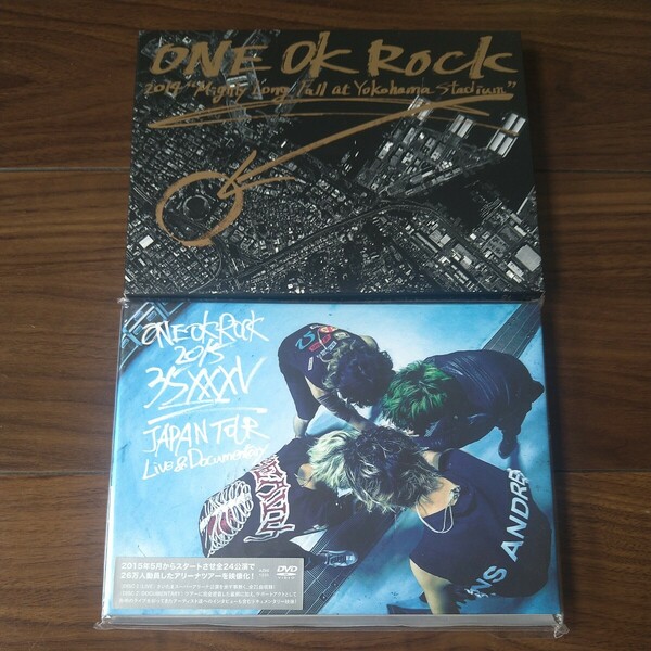 【送料無料】ONE OK ROCK DVD 2タイトルセット 2014 Mighty Long Fall at Yokohama Studium 2015 35xxxv ワンオクロック