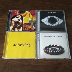 【送料無料】ONE OK ROCK CD 4タイトルセットBEAM OF LIGHT 人生×僕= AMBITIONS Mighty Long Fall ステッカー有 ワンオクロック アルバム