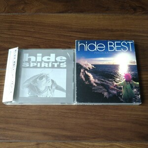 【送料無料】hide CDアルバム 2タイトルセット hide TRIBUTE SPIRITS hide BEST PSYCHOMIMUNITY X JAPAN/清春/GLAY/BUCK-TICK/LUNA SEA