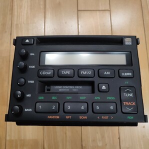 30ソアラ 純正ヘッドユニット オーディオ CDカセットプレーヤー 86120-24260JZZ30の画像2