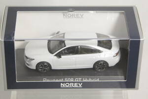 NOREV 1/43 プジョー 508GT ハイブリッド 2023 Okenite White