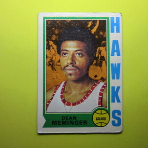 NBA 1974-75 Topps #23 Dean Meminger