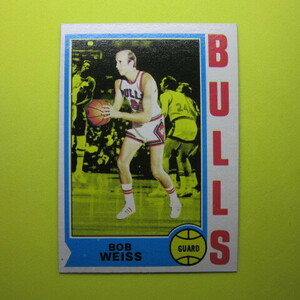 NBA 1974-75 Topps #33 Bob Weiss