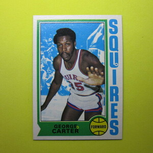 NBA 1974-75 Topps #178 George Carter