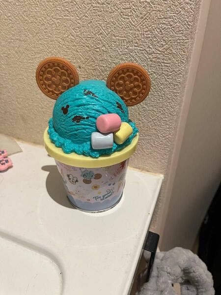 ディズニー　アイスクリーム　小物入れ