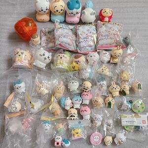 100円〜★ ちいかわ マスコット フィギュア ソフビ グッズ 大量 55個 まとめ売り ハチワレ モモンガ あのこ うさぎ くりまんじゅう