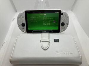 PSVITA2000ホワイト メモリーカード16GB付き　SONY ソニー プレイステーションヴィータ PlayStation Vita