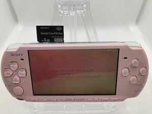 美品　PSP3000ピンク　メモリースティック付き　SONY ソニー プレイステーションポータブル ③