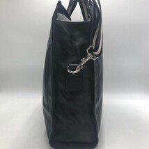 【極美品】バリー BALLY カーフレザー 2way トートバッグ ショルダーバッグ トレスポ 肩掛け 斜め掛け ビジネス ブラック A4収納 メンズ_画像7