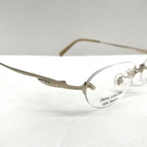 23K-146 新品 眼鏡 メガネフレーム チタン TOMMY HILFIGER 日本製 13g 52□17-135 フチなし ラインストーン シンプル レディース 女性 の画像9