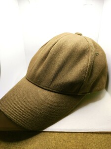 GERRY 帽子 野球帽 キャップ帽 綿100% 茶色 フリーサイズ 56～59cm メンズ 【動作確認品】 