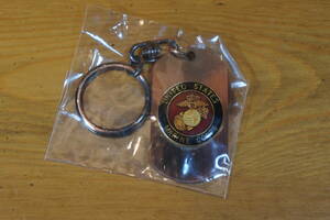 キーホルダー UNITED STATES MARINE CORPS USMC アメリカ海兵隊 金属製 新品・未使用