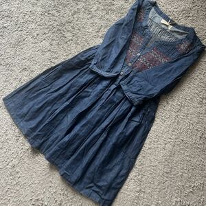 oddmolly.com*asskicker dress indigo 1* new goods 48