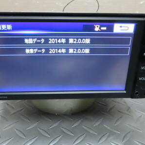 美品 動作保証付 W3050 トヨタ純正ナビ NSCP-W64 SDナビ 地図データ2014年 ワンセグ内蔵 Bluetooth CD SDの画像4