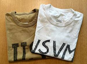 1円スタート！visvim グラッフィック T-Shirt 2枚セット USED 人気商品 ヴィズヴィム T シャツ