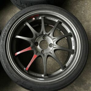 RAYS CE28SL 17インチ 7.5J +43 PCD100 4穴 205/45R17 ワーク エモーション TE37の画像3