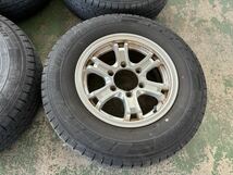 バリ山 ハイエース 139.7 6H ヨコハマ ブルーアース 195/80R15 2021年製 15インチ 6J +33 キャラバン_画像5