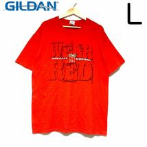 輸入古着 Gildan ギルダン カレッジTシャツ メリーランド大学 バスケットボール部 両面プリント_画像1