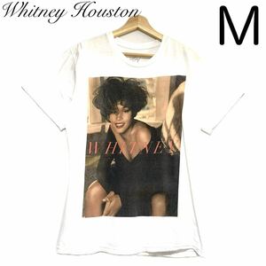 輸入古着 Whitney Houston ホイットニー・ヒューストン Tシャツ レトログラフィック プリント バンT 歌手 音楽 アーティストT