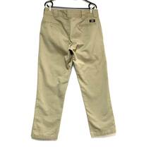 輸入古着 Dickies ディッキーズ ワークパンツ テーパード ベージュ w33_画像2