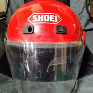 【レア】 SHOEI　TJ-201V　Mサイズ　57〜58cm　ヘルメット　ビンテージ　レッド