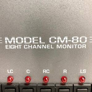 A412-21 ULTRA STEREO CM SERIES 8チャンネル モニターアンプ CM-80 音響機材 レコーディング機器の画像4