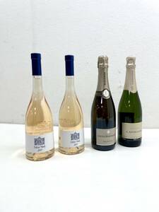 244-194【未開栓】古酒 果実酒 / LOUIS ROEDERER ルイ ロデレール シャンパン 750 1本 / chateau minuty 281 2本 / CASTRLFINO CAVA 1本