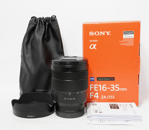 即決 動作保証 ソニー Vario-Tessar T* FE 16-35mm F4 ZA OSS E-マウント【SEL1635Z】箱、ケース付き 良品