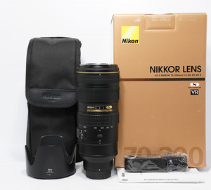 即決 良品 動作保証 Nikon AF-S NIKKOR 70-200mm F2.8G ED VR II 箱、ケース付き