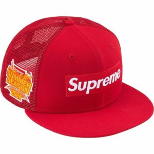 新品 Supreme 24SS Box Logo Mesh Back New Era シュプリーム ボックス ロゴ ニューエラ Cap Hat 帽子 Red レッド 赤 7 3/4 61.5 cm