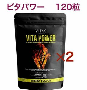 VITAS（バイタス）ビタパワー マカ 亜鉛 マルチビタミン 120粒×2袋 