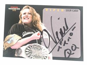 スターダム ☆ バイパー ☆ 直筆サインカード / STARDOM ☆ VIPER ☆ SIGN CARD