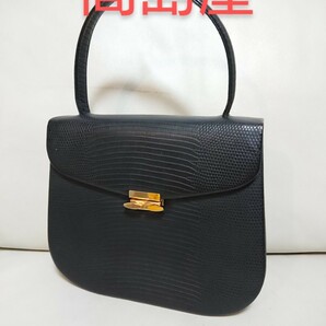 超美品【TAKASHIMAYA 高島屋】TOKYO bags ハンドバッグ フォーマル レザー ブラック ゴールド金具